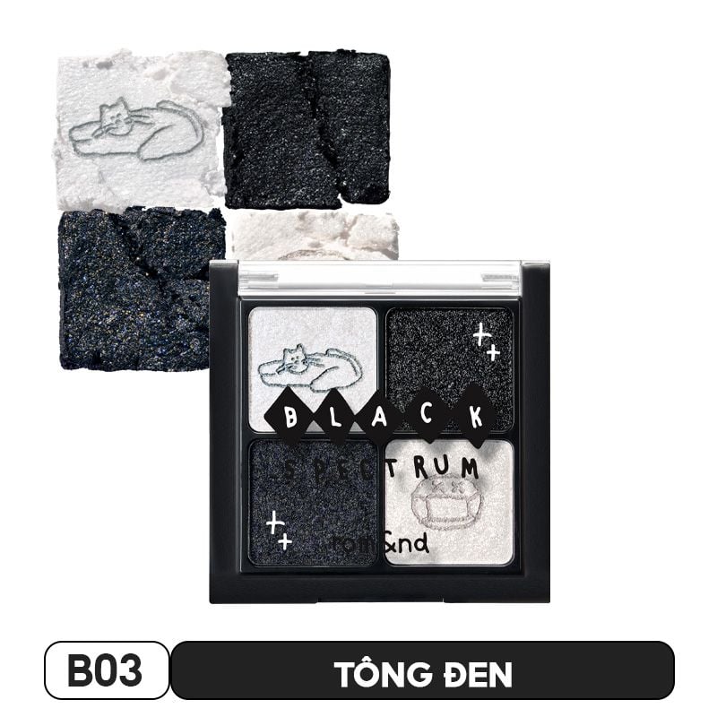 [NEW] Bảng Phấn Mắt 4 Ô Màu Romand Siêu Xinh Better Than Eyes 6.5g
