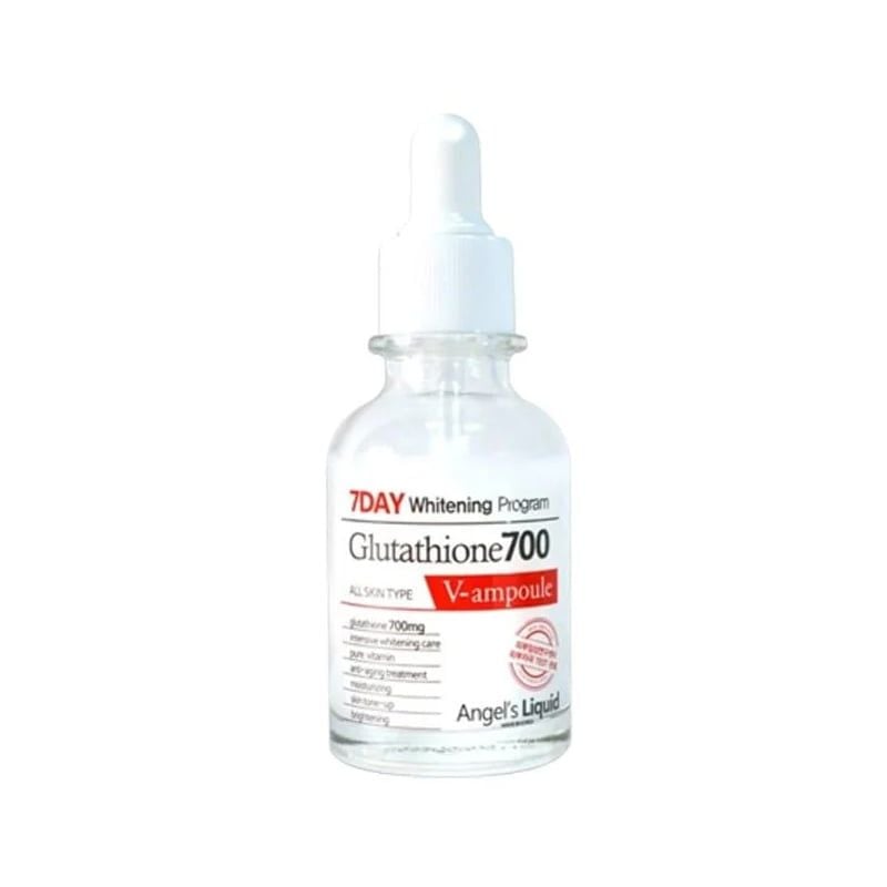 Serum Angel's Liquid Huyết Thanh Hỗ Trợ Dưỡng Trắng Da, Làm Mờ Thâm Nám Glutathione 700 V-Ampoule 30ml