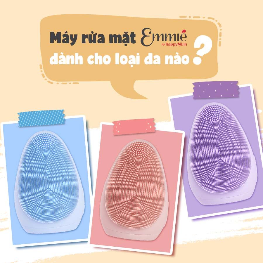 Máy Rửa Mặt Emmié By HappySkin Premium Facial Cleansing Brush