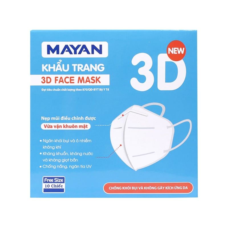 Khẩu Trang Đa Năng Mayan PM2.5 3D Mask Medi