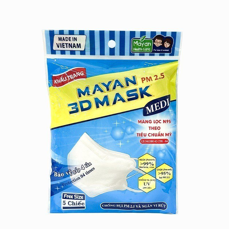 Khẩu Trang Đa Năng Mayan PM2.5 3D Mask Medi