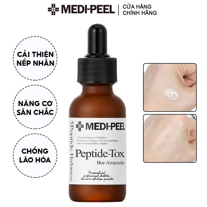 Serum Medi-Peel Tinh Chất Dưỡng Nâng Cơ, Chống Lão Hóa Medi-Peel Bor-Tox Peptide Ampoule 30ml