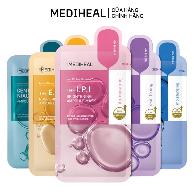 Mặt Nạ Cấp Ẩm, Dưỡng Da Dòng Tinh Chất Và Dòng Thạch Mediheal Mask