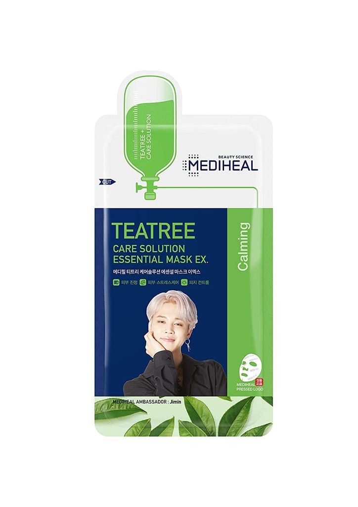 [Mediheal x BTS] Mặt Nạ Tràm Trà Hỗ Trợ Giảm Mụn Mediheal x BTS Tea Tree Care Solution Essential Mask Ex