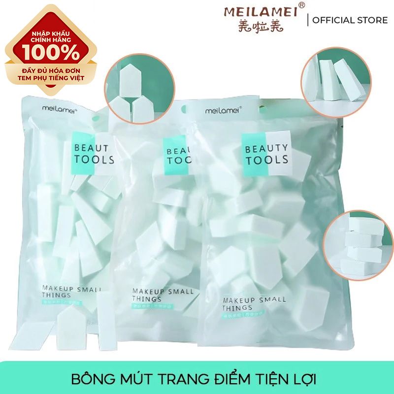 [NHẬP KHẨU] Set Bông Mút Tán Nền Siêu Mềm Mịn Meilamei