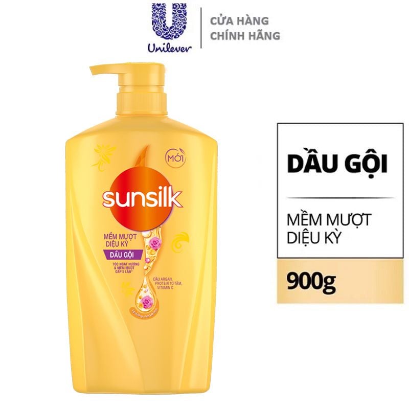 [900g] Dầu Gội Sunsilk Mềm Mượt Diệu Kỳ & Óng Mượt Rạng Ngời #MỀM MƯỢT DIỆU KỲ