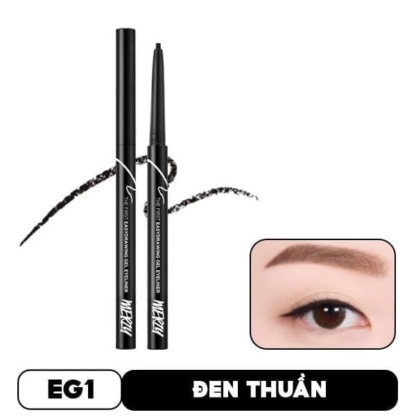 Chì Kẻ Mắt Chống Trôi Merzy Easydrawing Gel Eyeliner 0.14g