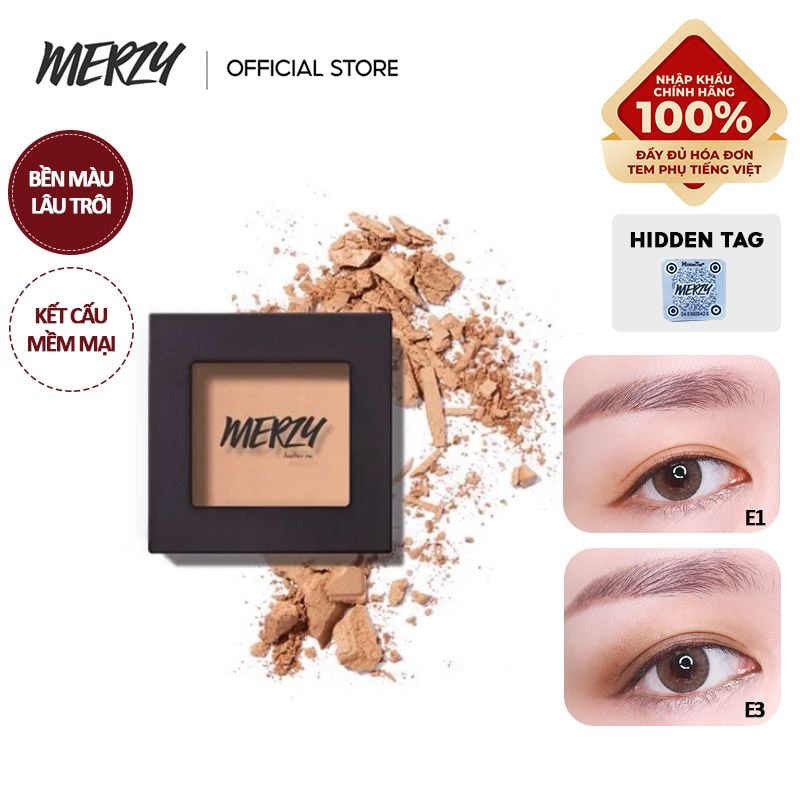 Phấn Mắt Đơn Bám Màu Tốt Merzy Eye Shadow - Màu E1