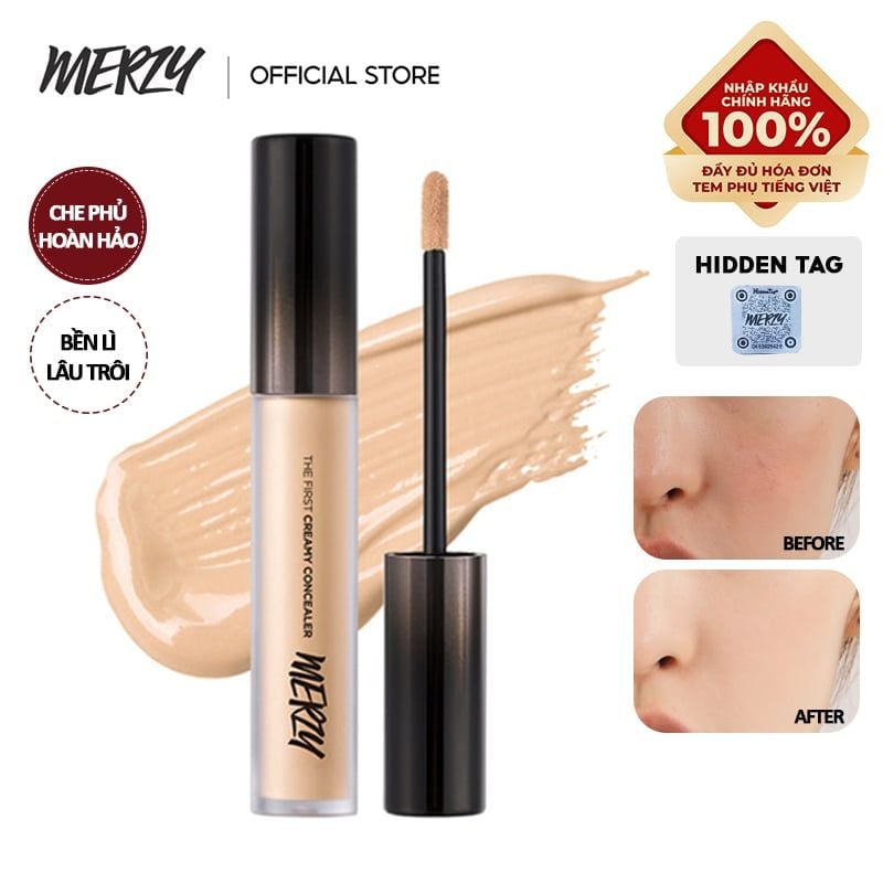 Kem Che Khuyết Điểm Merzy The First Creamy Concealer 5.6g