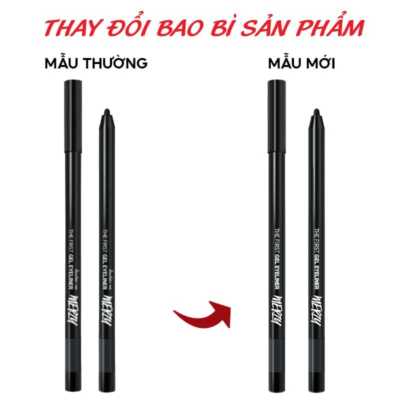 [Màu 1-14] Chì Kẻ Mắt Dạng Gel Lâu Trôi Merzy The First Gel Eyeliner 0.5g