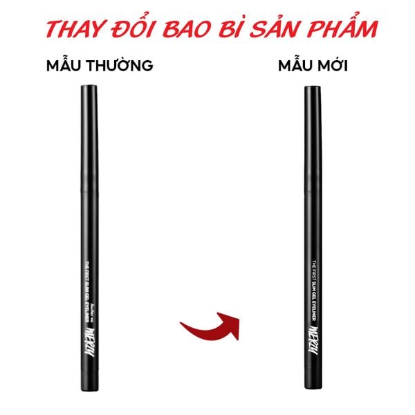  Chì Kẻ Mắt Merzy Siêu Mảnh Chống Trôi, Siêu Bền, Siêu Lì The First Slim Gel Eyeliner 0.05g 