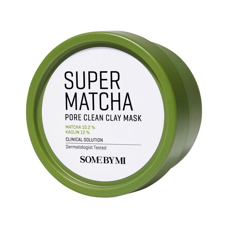 Mặt Nạ Đất Sét Some By Mi Trà Xanh Giúp Làm Sạch, Thu Nhỏ Lỗ Chân Lông Super Matcha Pore Clean Clay Mask 100g