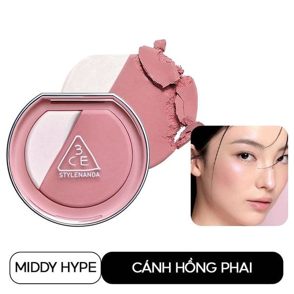 Phấn Má Hồng Bắt Sáng 3CE Blushlighter 9g