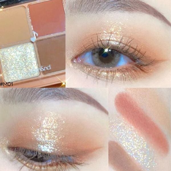  Bảng Phấn Mắt 4 Ô Romand Better Than Eyes - Music Series 7g 