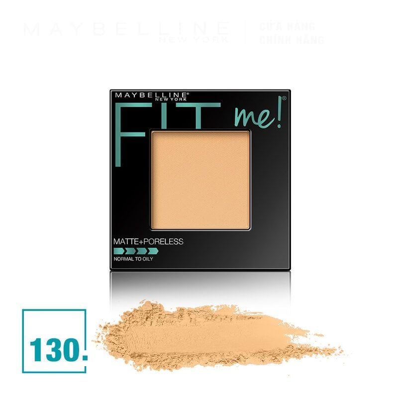 Phấn Phủ Dạng Nén Mịn Lì, Kiềm Dầu Hiệu Quả Maybelline Fit Me Matte Poreless Powder 8.5g (Hộp Vuông)