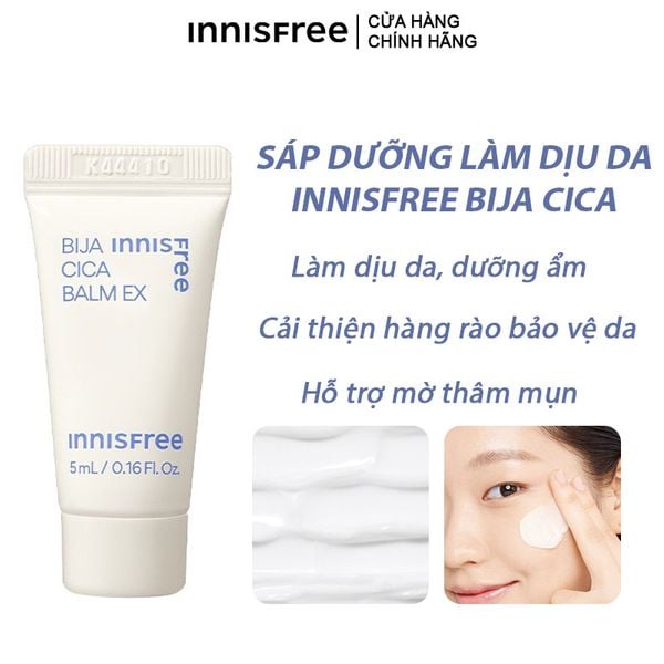 Sáp Dưỡng Làm Dịu Da Mini Innisfree Bija Cica Balm 5ml
