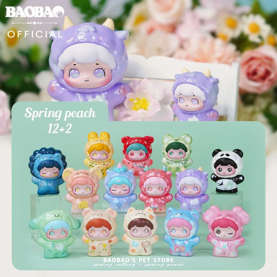 Mô Hình Đồ Chơi TOYBEBOP Baobao's Pet Shop Spring Outing PLUS Spring Pick Series Figurines - BB-47026