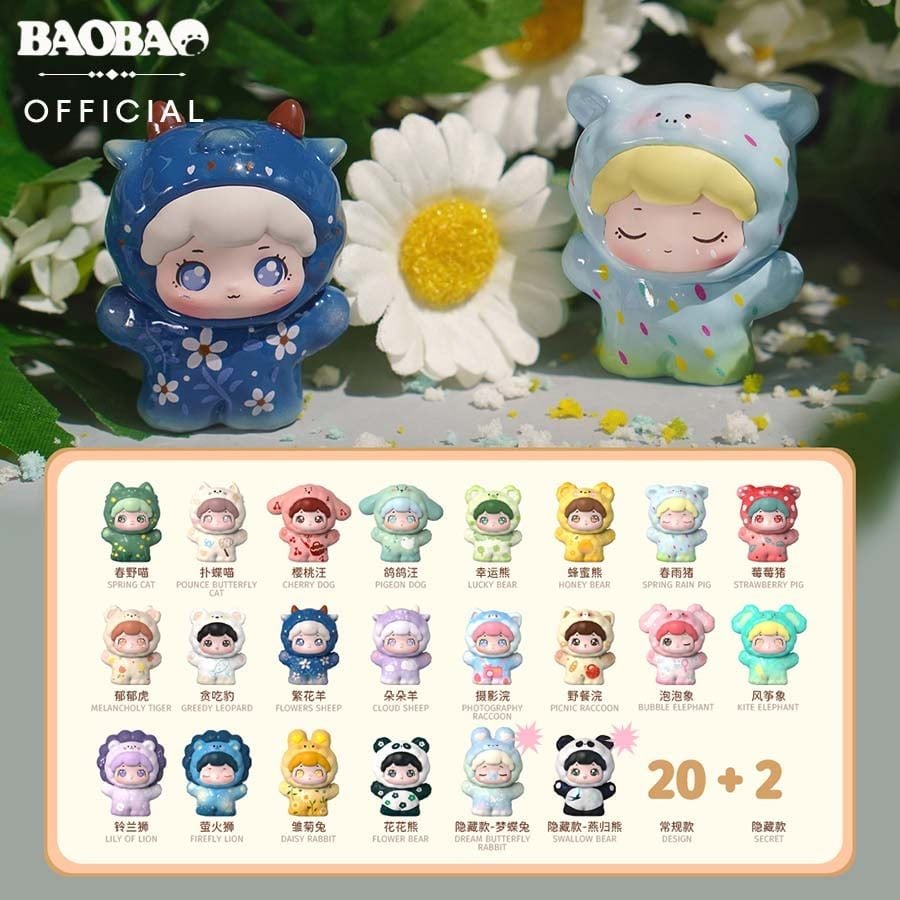 Mô Hình Đồ Chơi TOYBEBOP Baobao's Pet Store Spring Outin Series - BB-00220