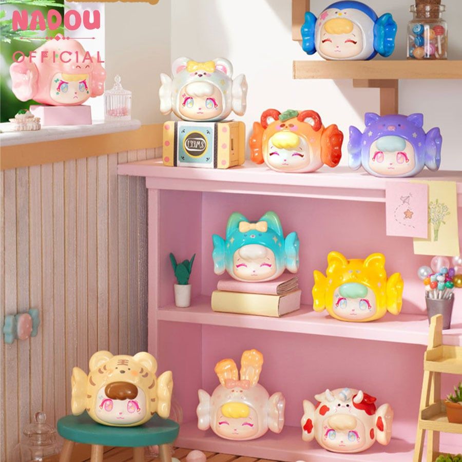 Mô Hình Đồ Chơi Lucky Emma Nadou Milk Bean Animal Candy - WML-0001