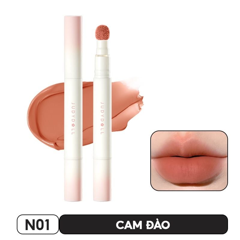 Son Kem Lì Đầu Bông Dặm Judydoll Matte Lip Cream 1.8g