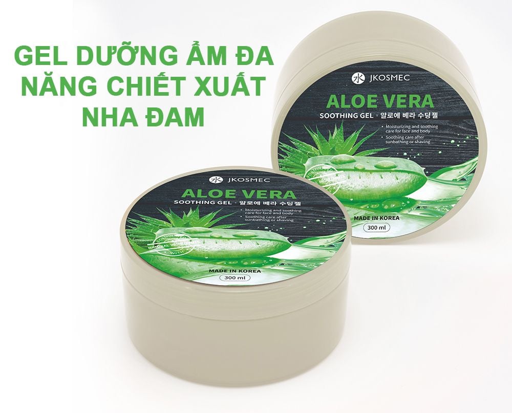 Gel Dưỡng Jkosmec Làm Dịu Da Mặt Và Toàn Thân Soothing Gel 300ml