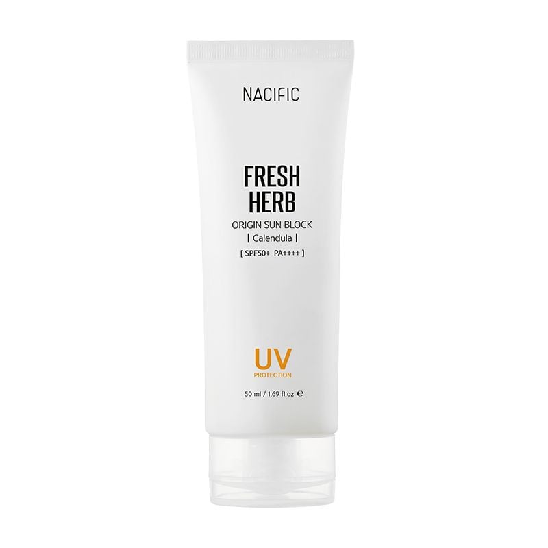 Kem Chống Nắng NACIFIC Làm Dịu Da Chiết Xuất Hoa Cúc Fresh Herb Origin Sun Block Calendula SPF 50+/PA++++ 50ml