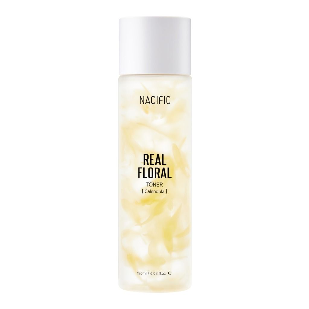 Nước Hoa Hồng Làm Dịu Da Chiết Xuất Hoa Cúc NACIFIC Real Floral Toner Calendula 180ml