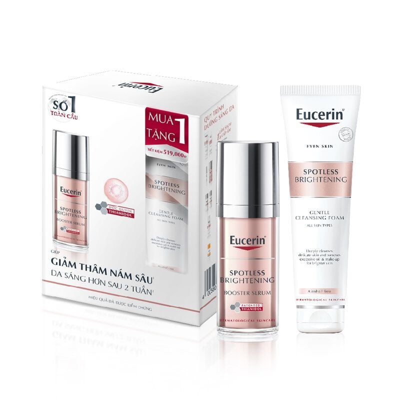 Serum Eucerin Hỗ Trợ Dưỡng Sáng Da, Giảm Thâm Nám Sâu Spotless Brightening Booster Serum 30ml