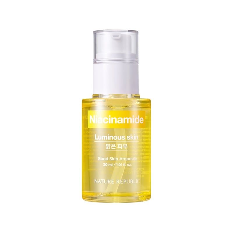 Serum Nature Republic Tinh Chất Dưỡng Sáng, Làm Đều Màu Da, Mờ Thâm Nám Nature Republic Good Skin Niacinamide Ampoule 30ml