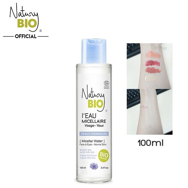 [Mini 100ml] Nước Tẩy Trang Natury Bio Hữu Cơ Cho Da Thường Organic Micellar Water For Normal Skin