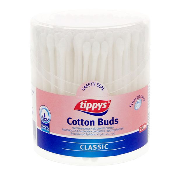 [Hộp 200 Cái] Tăm Bông Tippys Cotton Buds Classic