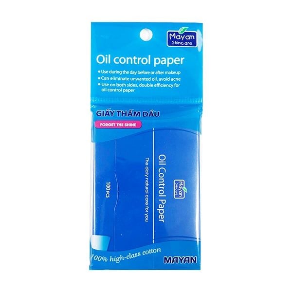 Giấy Thấm Dầu Mayan Oil Control Paper (100 Tờ/Gói)