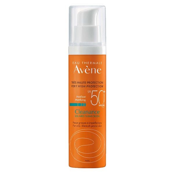 Kem Chống Nắng Avène Bảo Vệ Rất Cao Cho Da Nhờn Mụn Cleanance Sunscreen Very High Protection SPF50+ 50ml