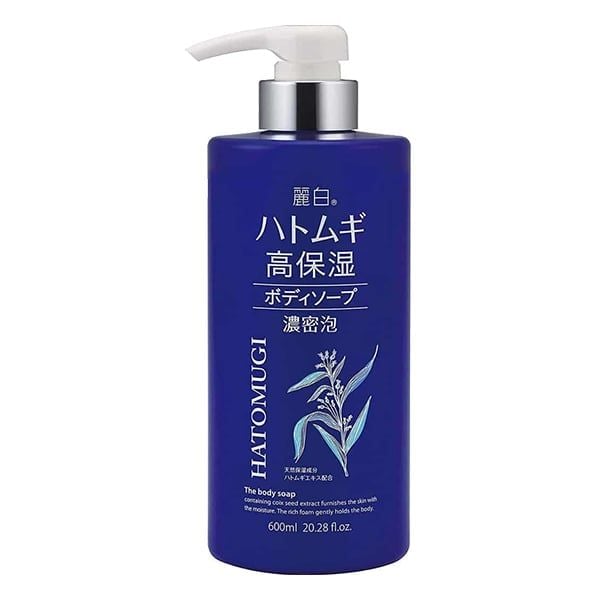 Sữa Tắm Hatomugi Dưỡng Ẩm, Hỗ Trợ Làm Sáng Da Moisture Rich Body Soap 600ml
