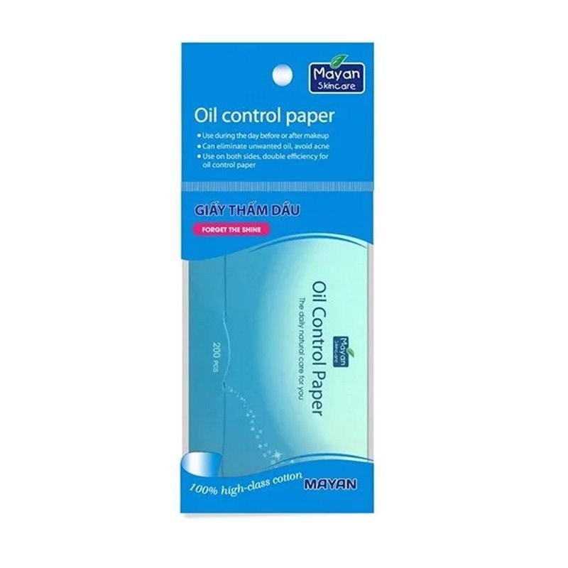 Giấy Thấm Dầu Mayan Oil Control Paper (100 Tờ/Gói)