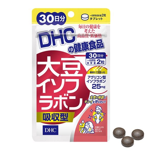 [Gói 60 Viên/30 Ngày] Viên Uống Mầm Đậu Nành DHC Soy Isoflavone Absorption Type