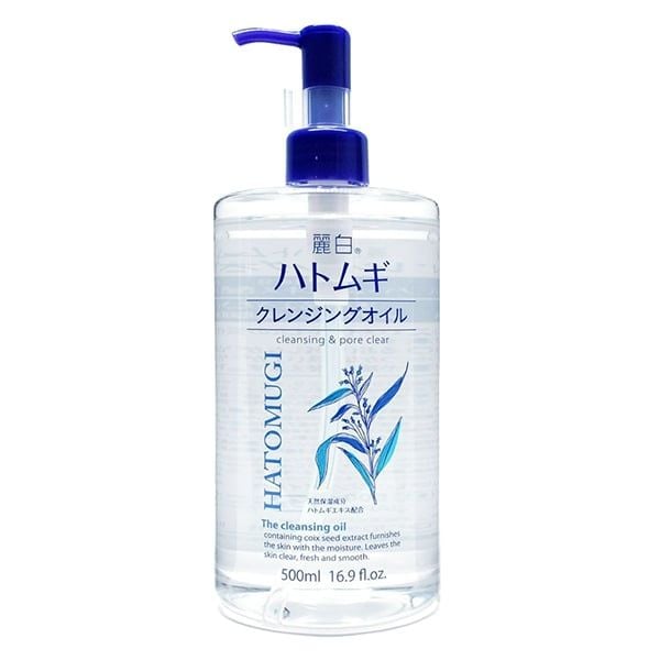 Dầu Tẩy Trang Hatomugi Dưỡng Ẩm, Làm Sáng Da Cleansing & Pore Clear The Cleansing Oil 500ml