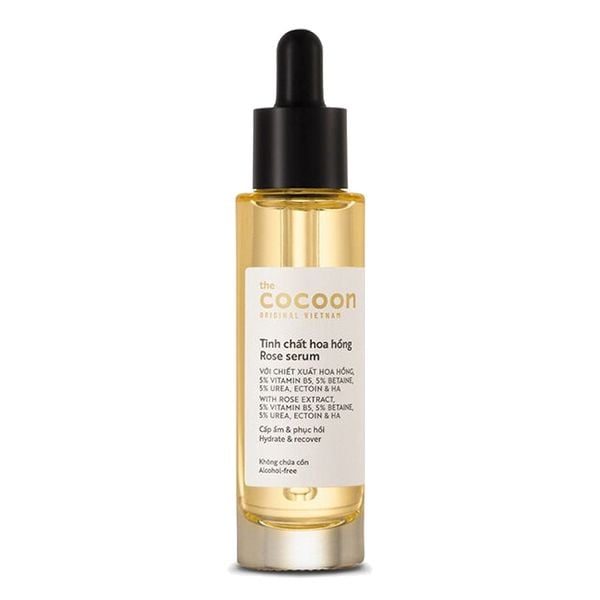 Serum Cocoon Tinh Chất Cấp Ẩm Và Phục Hồi Da Chiết Xuất Hoa Hồng Cocoon Rose Serum 30ml