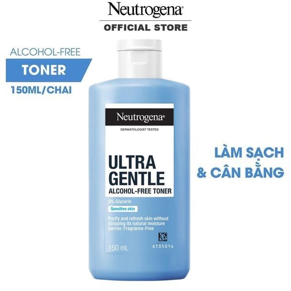  Nước Hoa Hồng Không Chứa Cồn Neutrogena Alcohol Free Toner 150ml 