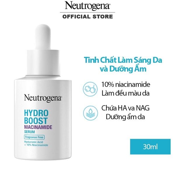 Serum Dưỡng Ẩm, Hỗ Trợ Dưỡng Sáng Da Neutrogena Hydro Boost Niacinamide Serum 30ml