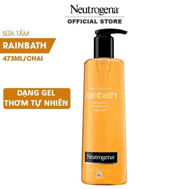 Sữa Tắm Neutrogena Dưỡng Ẩm Tươi Mới Dạng Gel Rainbath Refreshing Shower And Bath Gel 473ml