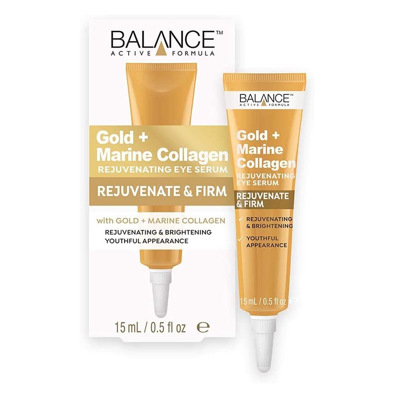 Serum Balance Active Formula Tinh Chất Dưỡng Da Vùng Mắt Ngừa Lão Hóa  Gold + Marine Collagen Rejuvenating Eye Serum 15ml