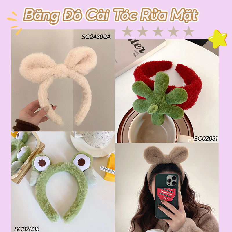 [NHẬP KHẨU] Băng Đô Cài Tóc Rửa Mặt Dễ Thương TOOLA