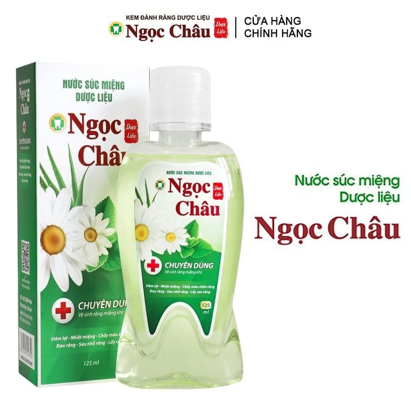 Nước Súc Miệng Dược Liệu Ngọc Châu Chuyên Dụng 125ml