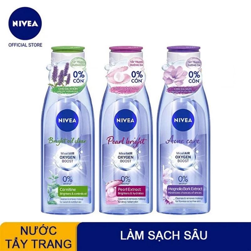 Nước Tẩy Trang Làm Sạch Mềm Mịn Nivea Micellar Water