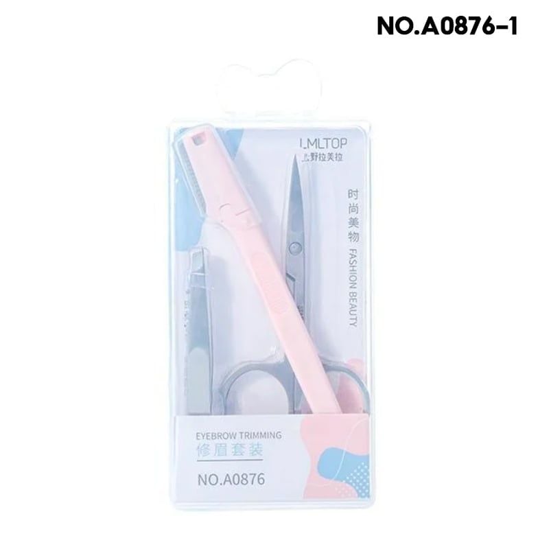 [NHẬP KHẨU][Set 3 Món] Bộ Dụng Cụ Tỉa Lông Mày Tiện lợi LMLTOP