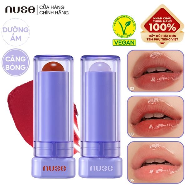 [NUSE BY ROMAND] Son Dưỡng Có Màu Thuần Chay Nuse Color Care Lipbalm 4.3g