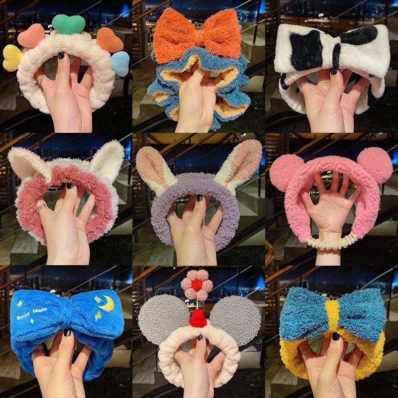 [NHẬP KHẨU] Băng Đô Thời Trang Họa Tiết Xinh Xắn Phong Cách Hàn Quốc TOOLA Hair Holder Headband