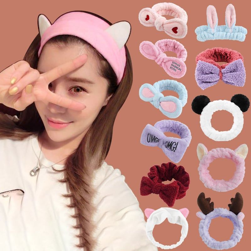 [NHẬP KHẨU] Băng Đô Thời Trang Họa Tiết Xinh Xắn Phong Cách Hàn Quốc UNK Hair Holder Headband