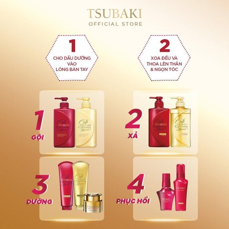 Tinh Dầu Dưỡng Tsubaki Hỗ Trợ Phục Hồi Tóc Hư Tổn Oil Perfection Hair Oil 50ml